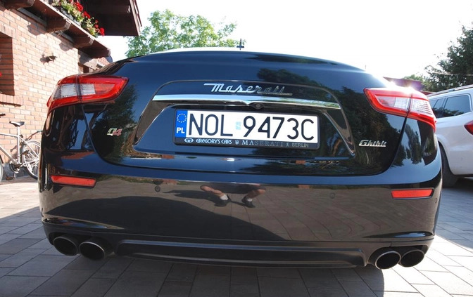 Maserati Ghibli cena 115497 przebieg: 78000, rok produkcji 2015 z Tarnogród małe 781